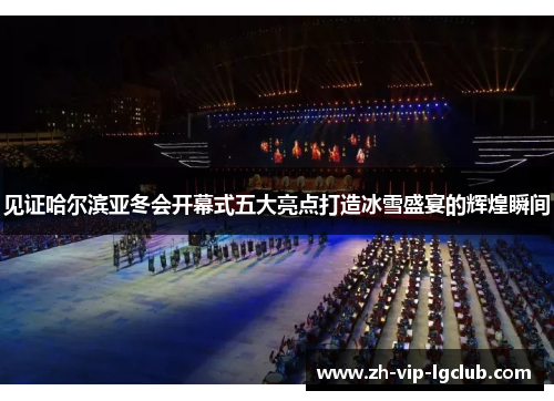 见证哈尔滨亚冬会开幕式五大亮点打造冰雪盛宴的辉煌瞬间